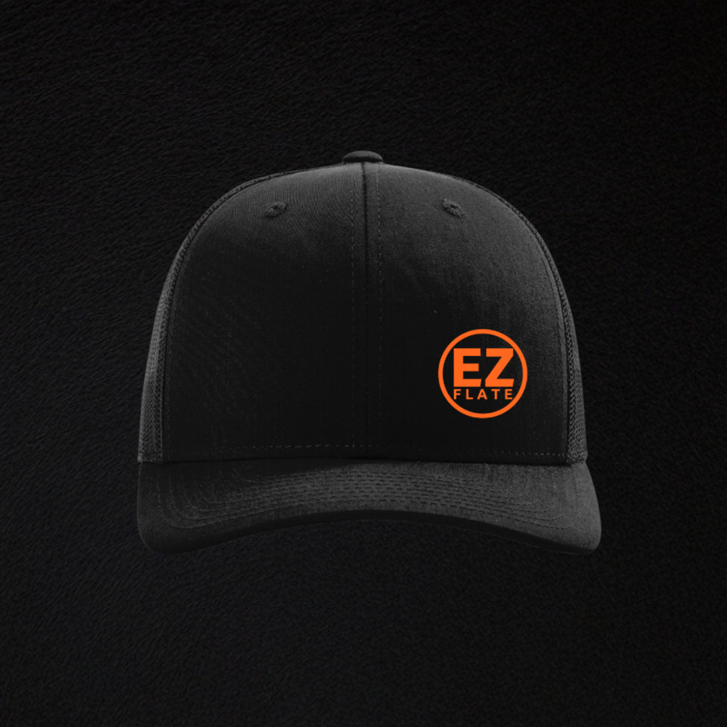 EZ FLATE Trucker Hat – Classic Flexfit 110 Adjustable Snapback