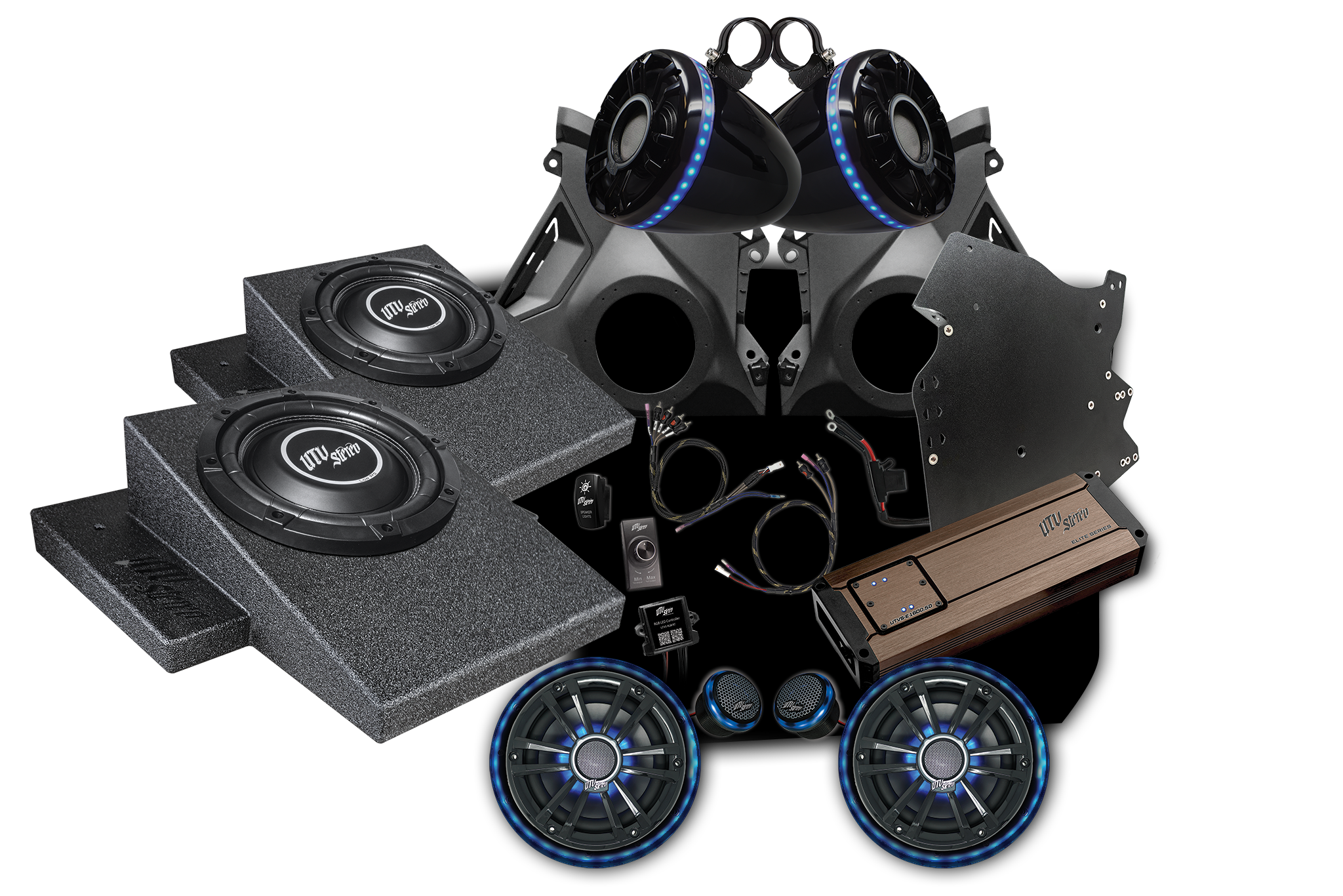 Can-Am Maverick R Elite Stage 6 Stereo Kit - Ultimate Sound System