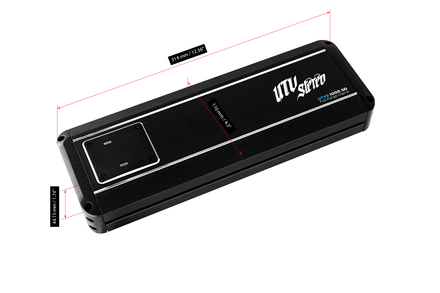 UTV Stereo Signature Series Amplifier - 1000W 5-Channel Off-Road Audio