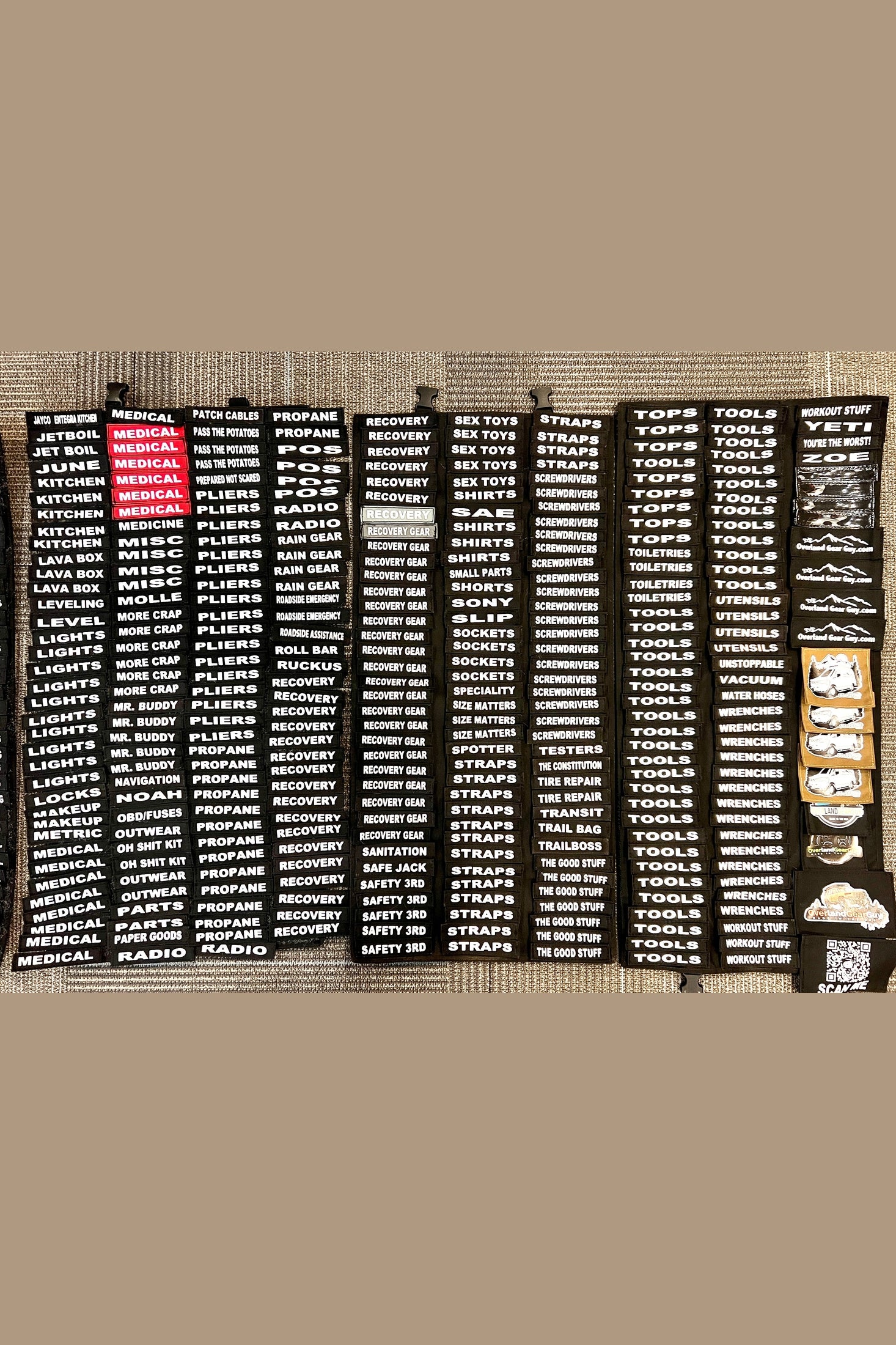 Custom Velcro Name Tags
