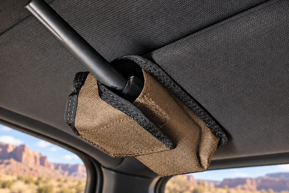 Sun Visor Radio Pouch
