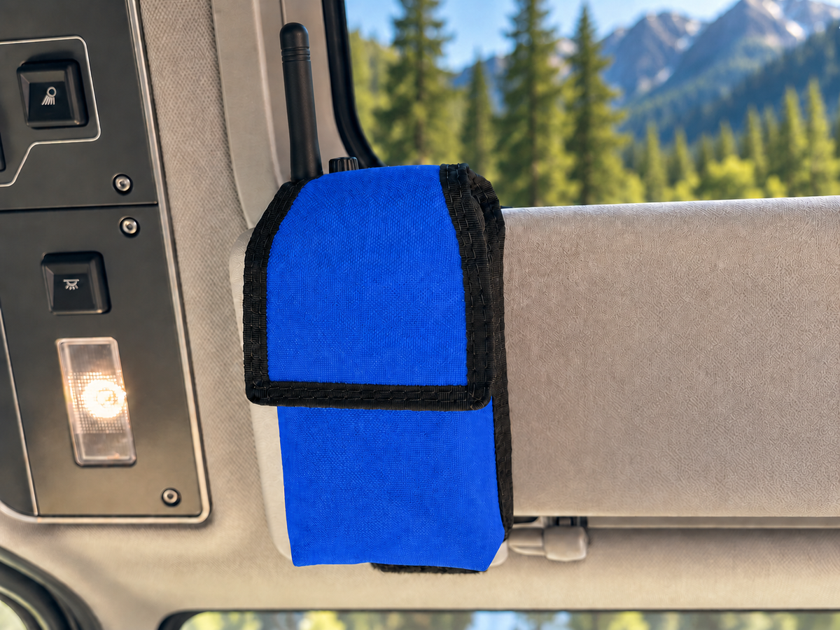 Sun Visor Radio Pouch