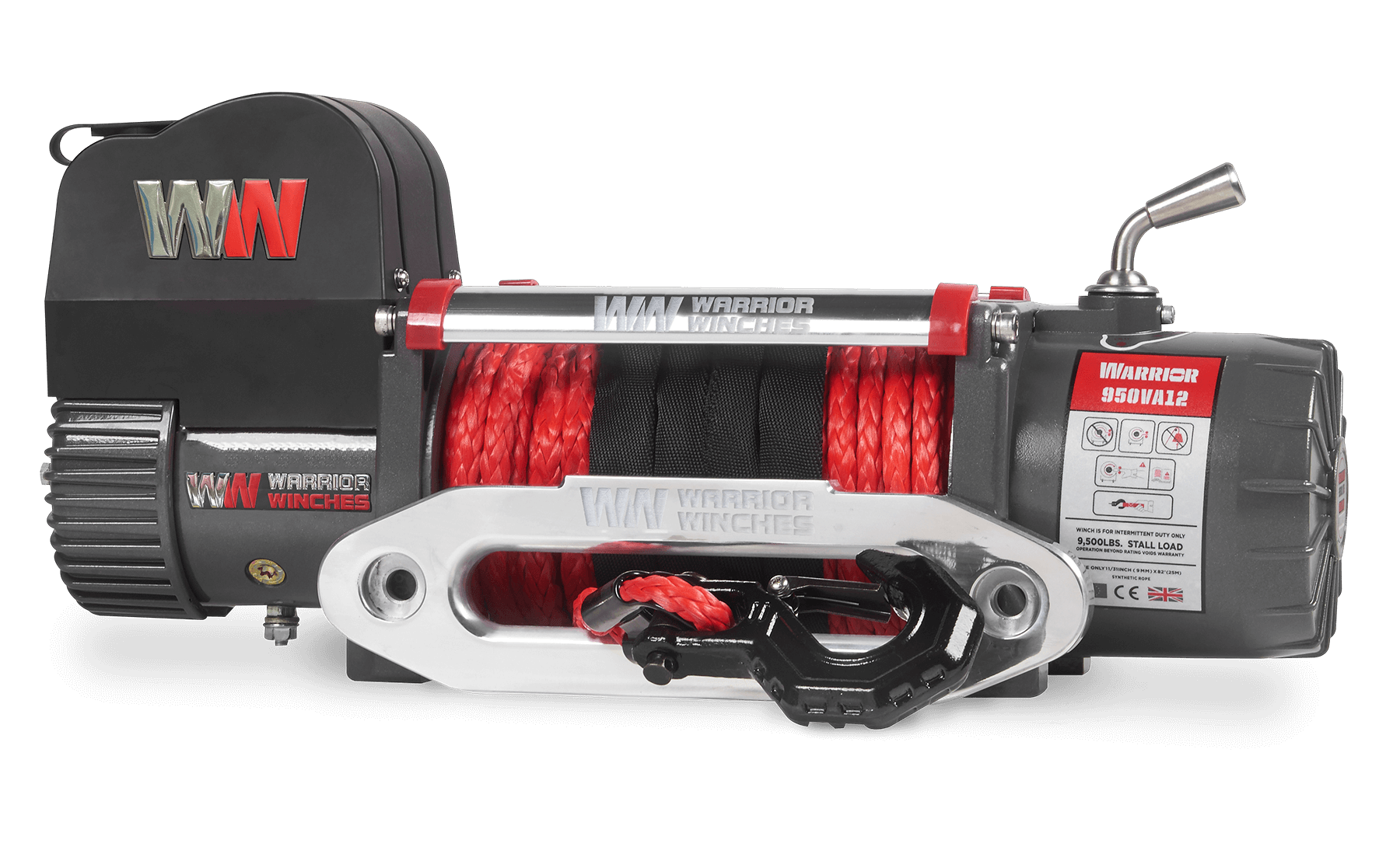 Samurai 10,000lb 12v Electric Winch - Synthetic Rope