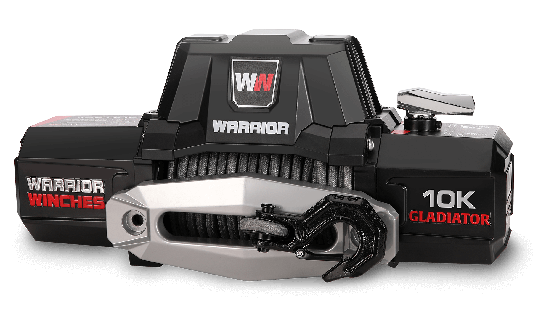 Gladiator F-Type 10,000 LB Electric Winch - Synthetic Rope | Powerful