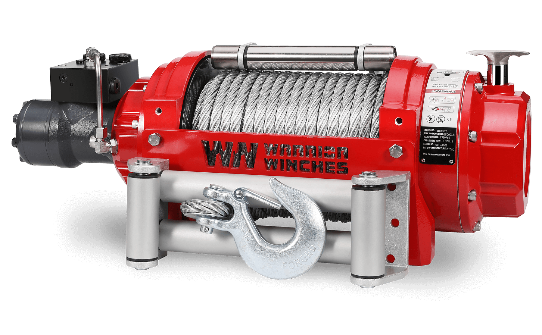 RV Series Hydraulic Winches - Heavy-Duty Industrial Hydraulic Winch