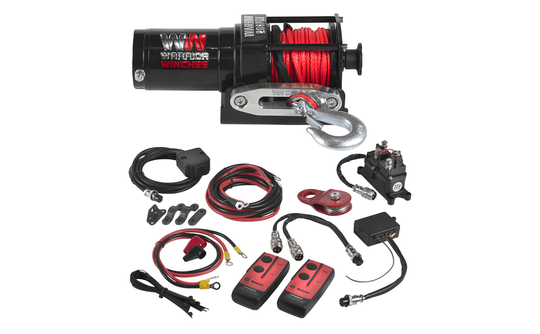 Ninja 2,000 LB Electric Winch - Synthetic Rope | Heavy-Duty & Reliable