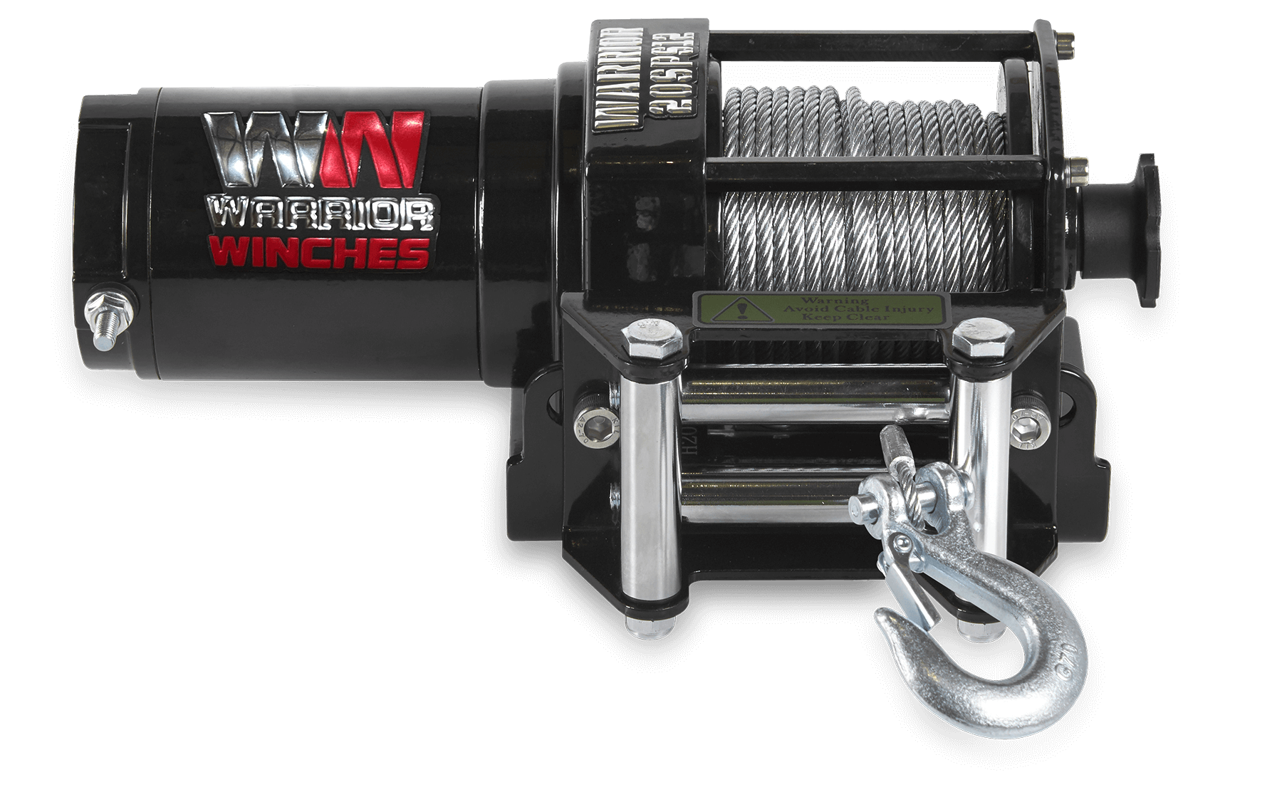 Ninja 2,000 LB Electric Winch - Steel Rope for Heavy Duty Tasks