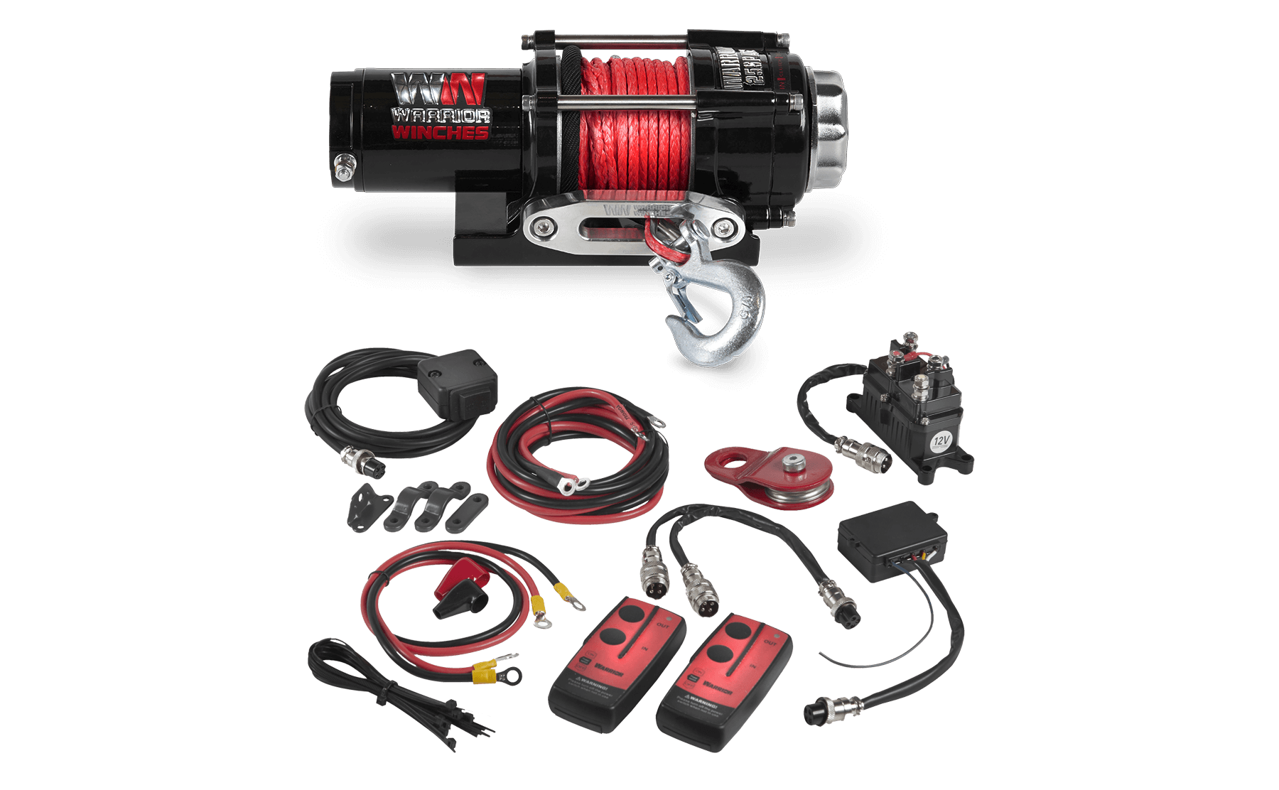 Ninja 2,500 LB Electric Winch - Synthetic Rope for Heavy-Duty Tasks
