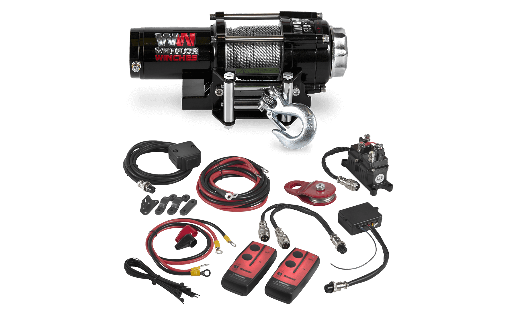 Ninja 2,500 LB, 12V Electric Winch - Steel Rope | Strong Winch