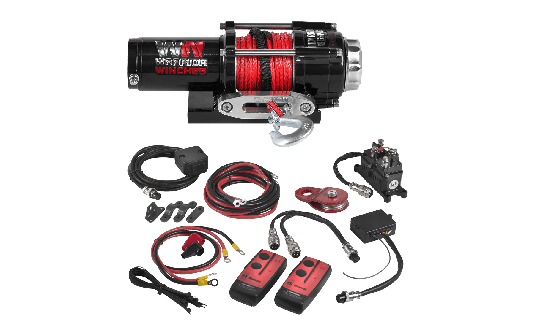 Ninja 3,500 LB Electric Winch - Synthetic Rope | Heavy-Duty & Reliable
