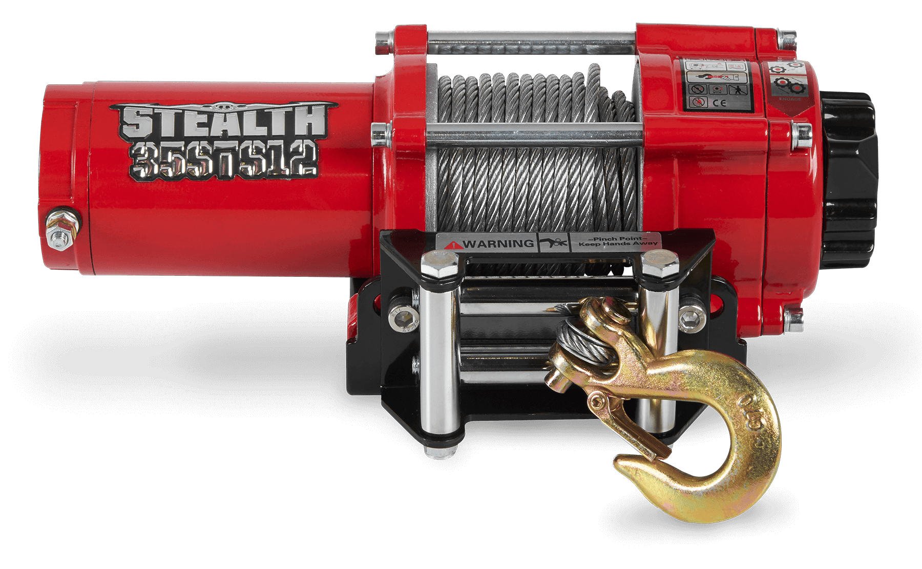 Stealth 3,500 LB Electric Winch - Steel Rope | Powerful & Reliable