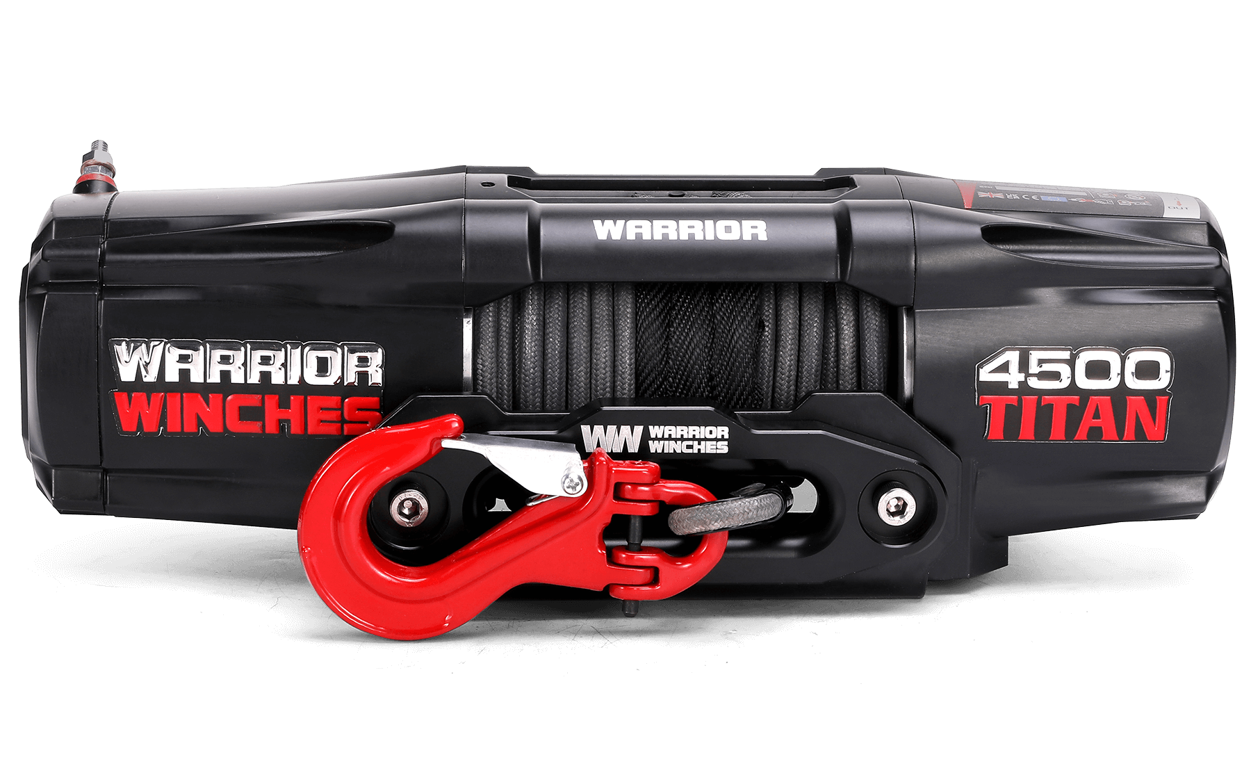 Titan 4,500 LB Electric Winch - Synthetic Rope for Heavy-Duty Recovery