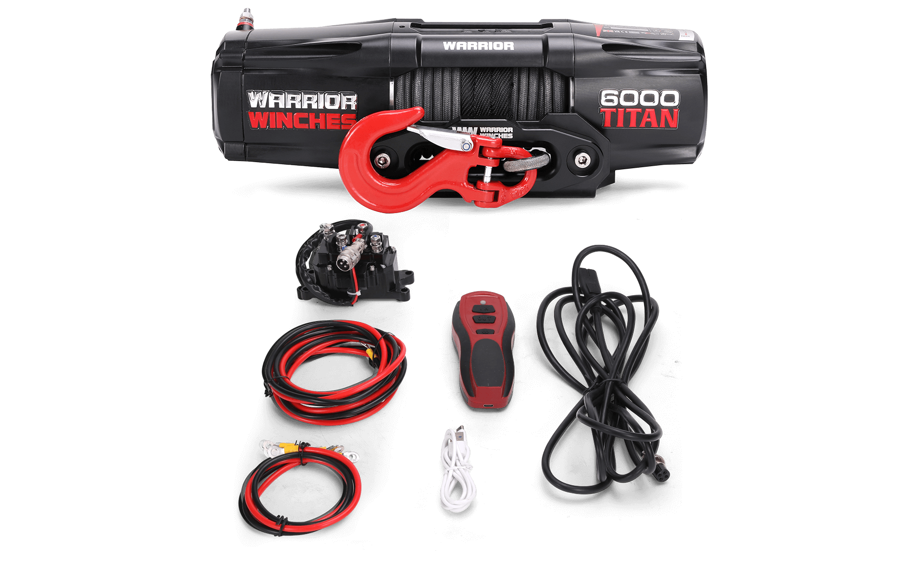 Titan 6,000 LB 12V Electric Winch - Premium Off-Road Recovery Gear