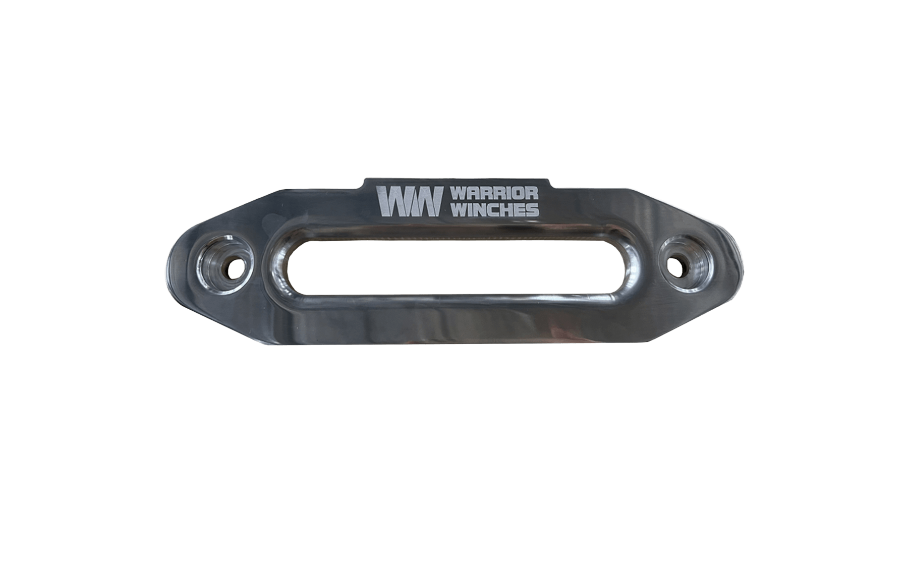 Silver aluminum hawse fairlead with 10-inch hole centers by Warrior