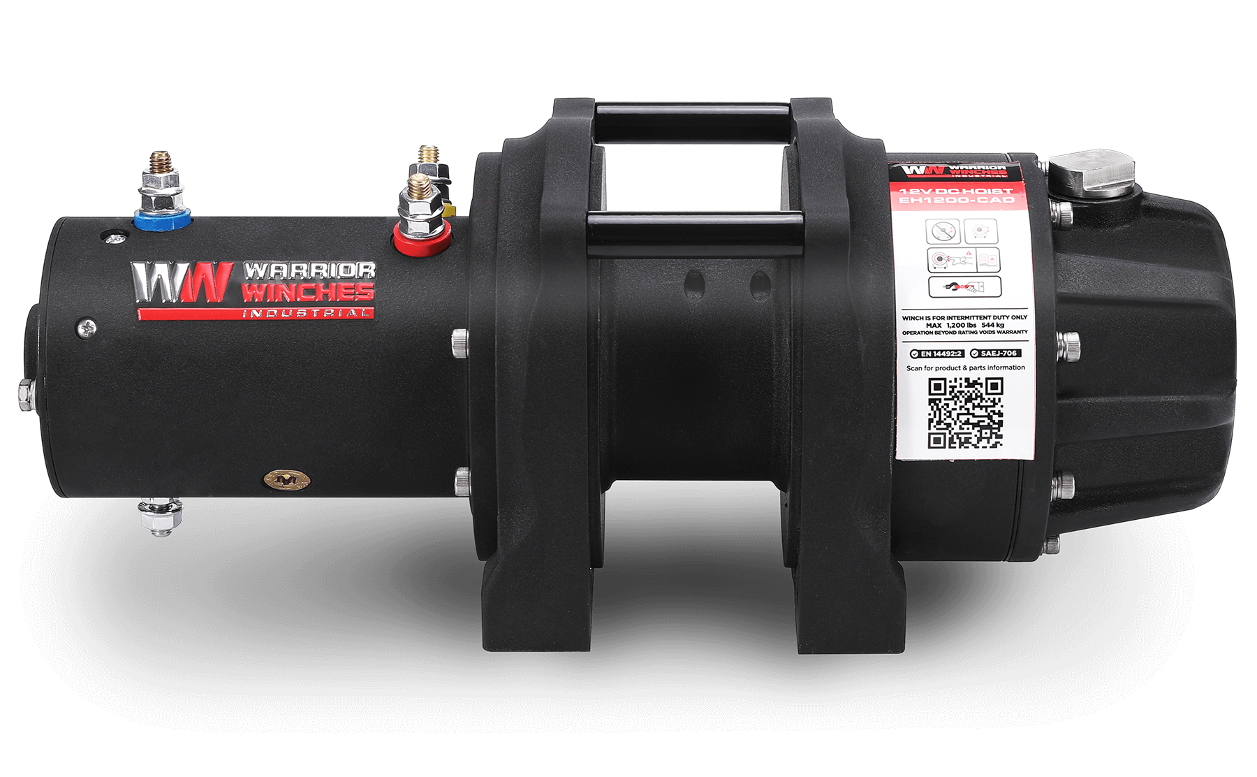 EH1200 12v Industrial Hoist - Powerful Lifting Solution | Rugged Motor