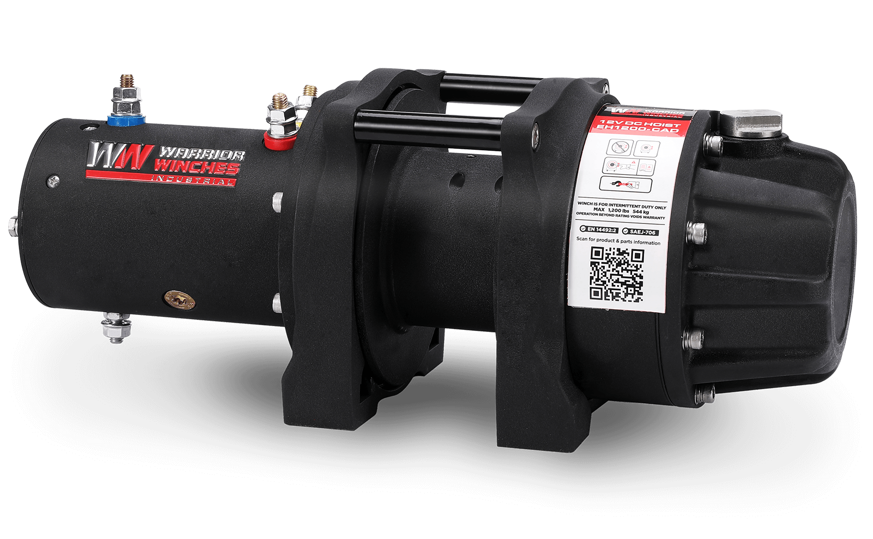 EH1200 12v Industrial Hoist - Powerful Lifting Solution | Rugged Motor
