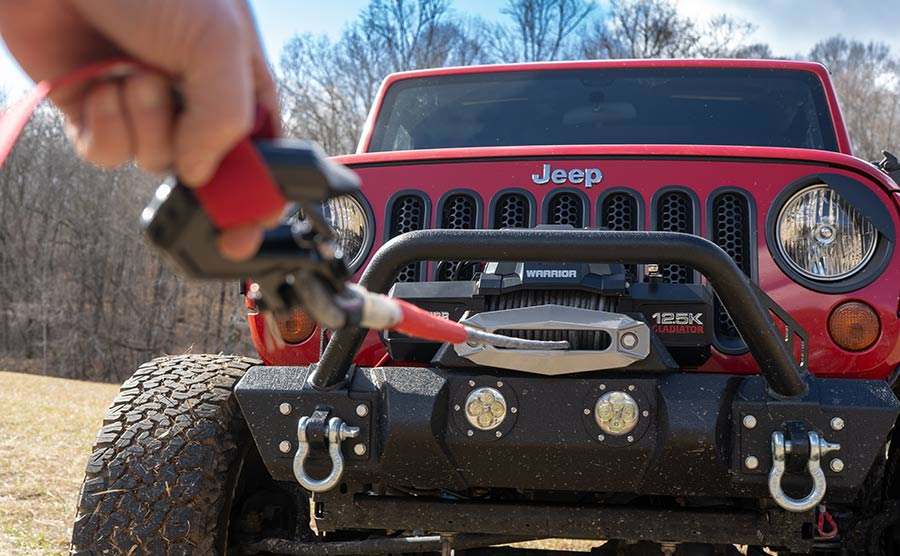 Gladiator F-Type 10,000 LB Electric Winch - Synthetic Rope | Powerful