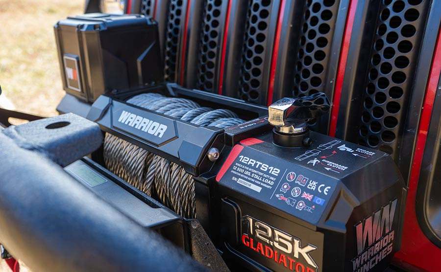 Gladiator R-Type 12,500 LB Electric Winch - Steel Rope for Off-Road