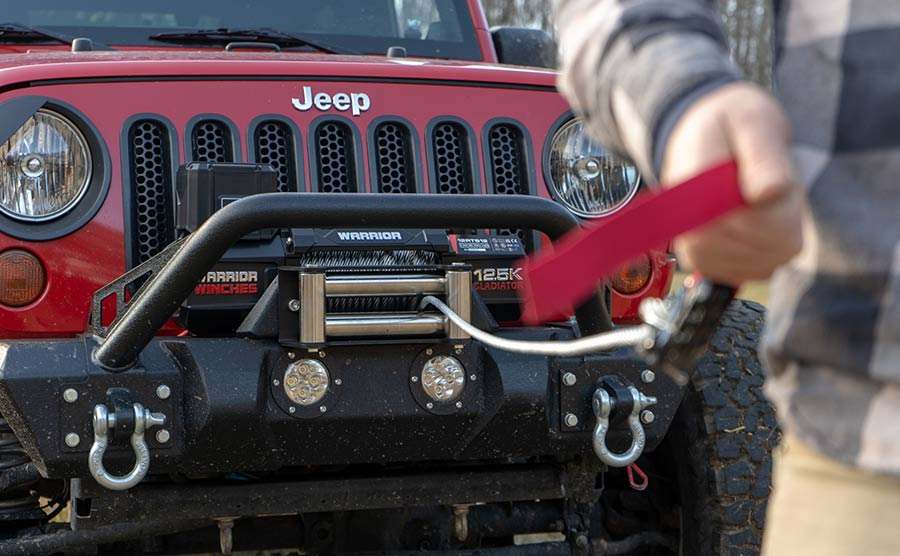 Gladiator R-Type 12,500 LB Electric Winch - Steel Rope for Off-Road