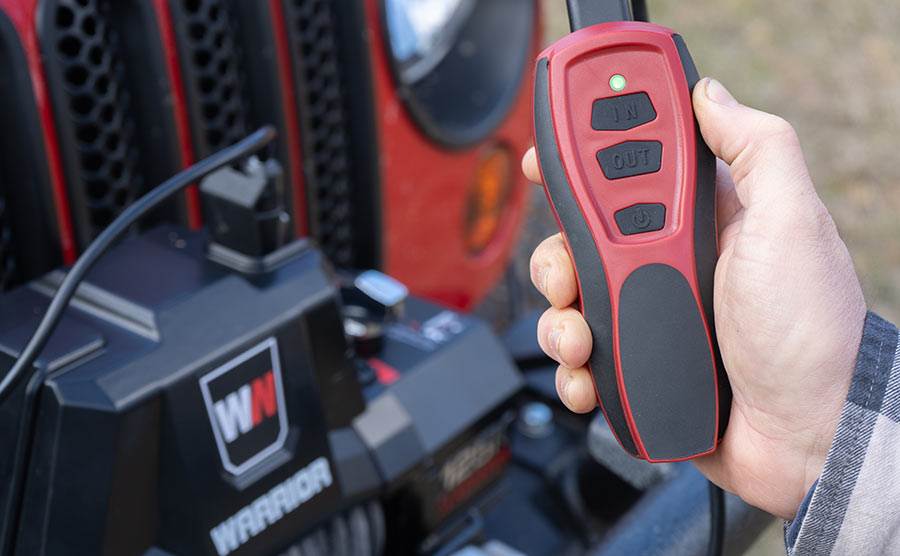 Gladiator F-Type 10,000 LB Electric Winch - Synthetic Rope | Powerful