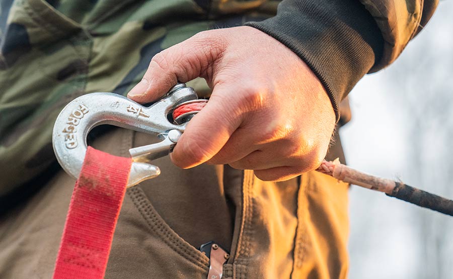 Ninja 2,000lb 12v Electric Winch - Steel Rope