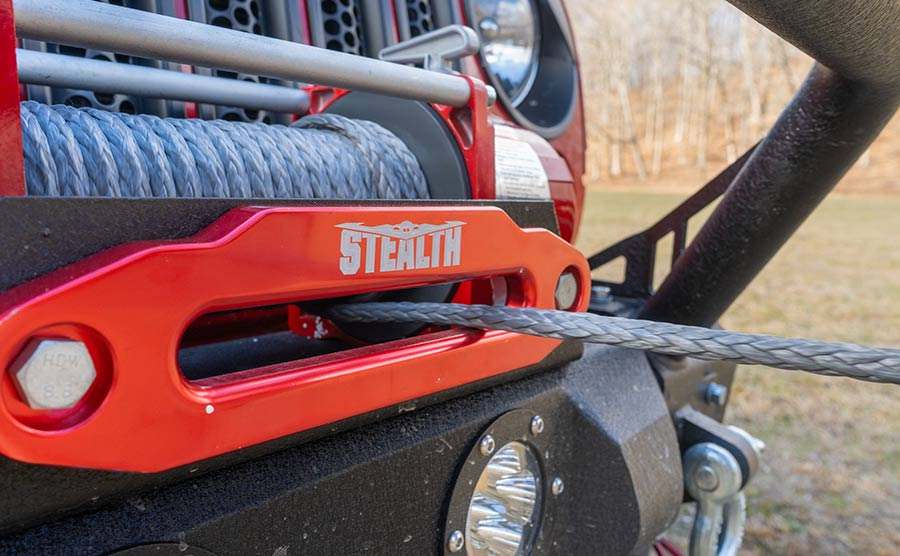 Stealth 13,500 LB Winch - Electric Winch with Synthetic Rope