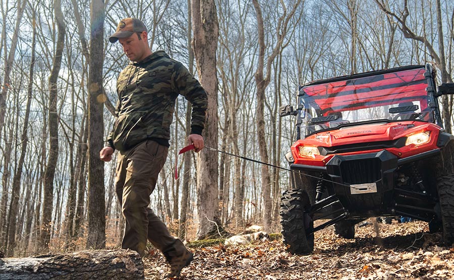 Stealth 4,500lb 12v Electric Winch - Synthetic Rope