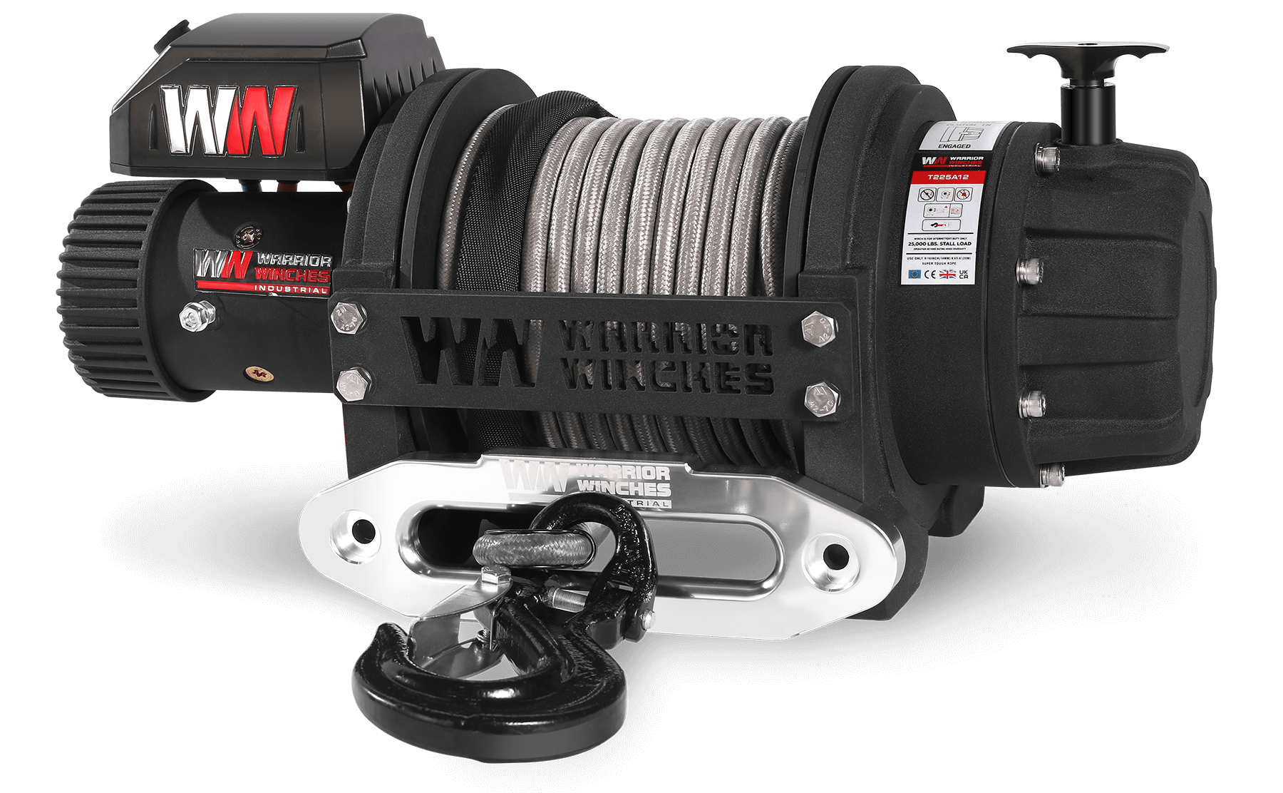 T1000 25,000 LB Severe Duty - Heavy-Duty 12V Electric Winch