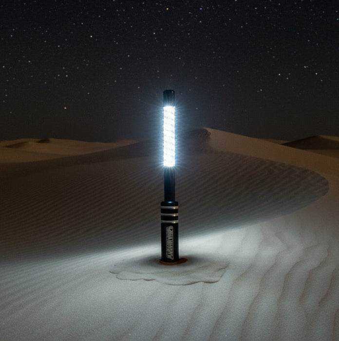 Marshin V3 Chrome Black Set - Durable & Stylish LED Whips