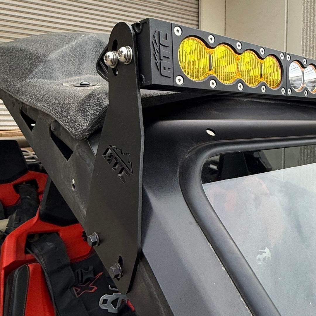 Can-Am Maverick X3 50 inch light bar bracket powder-coated steel with stainless hardware
