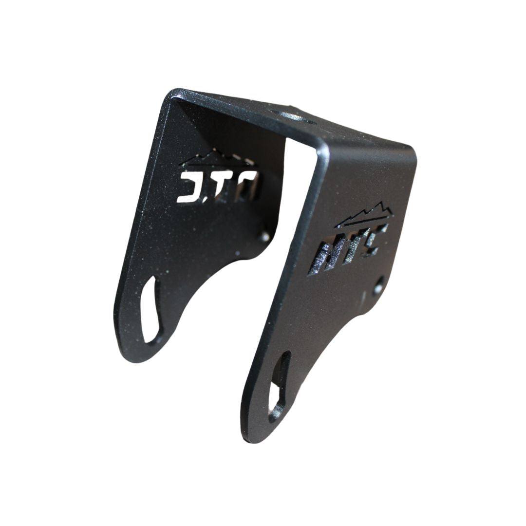 Black powder-coated stainless steel ATC whip mount for Can-Am X3 off-road vehicles