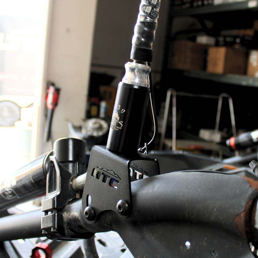 ATC Whip Mounts for Can-Am X3 - Heavy Duty, Easy Install, Black Coated