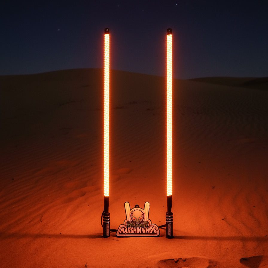 V2 Whips - Durable Off-Road Lighting Set with Easy Install