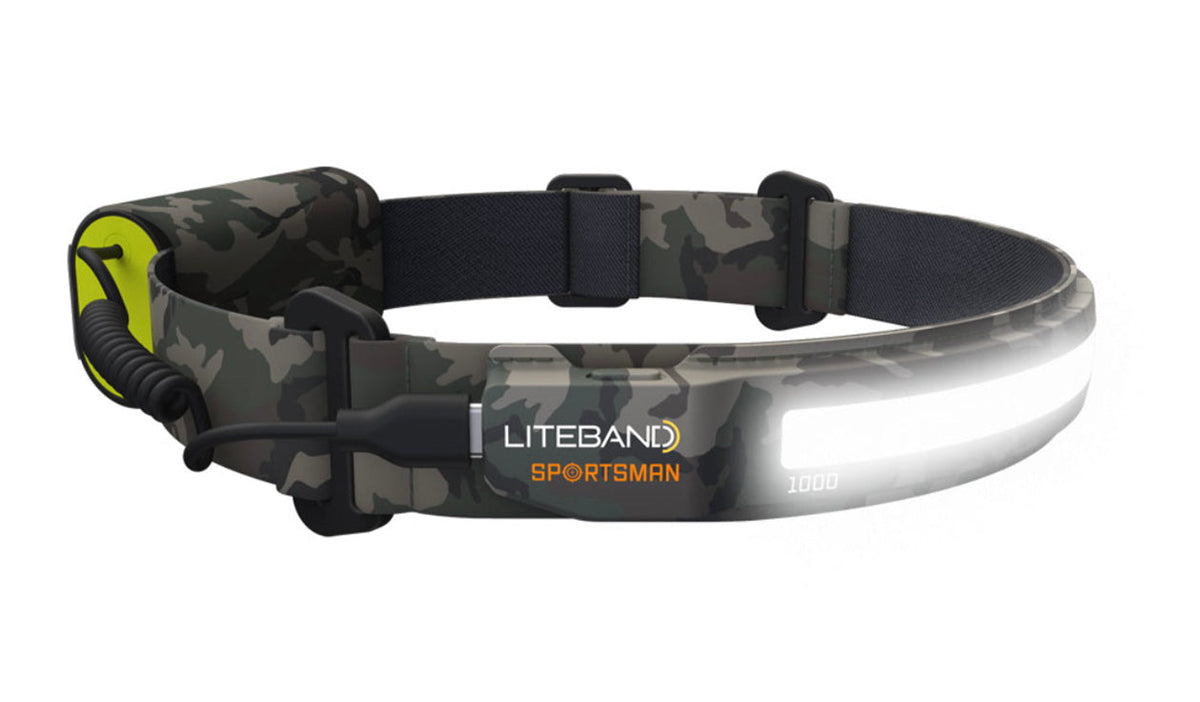 PRO 1000 Lumen LED Wide Beam Rechargeable Headlamp