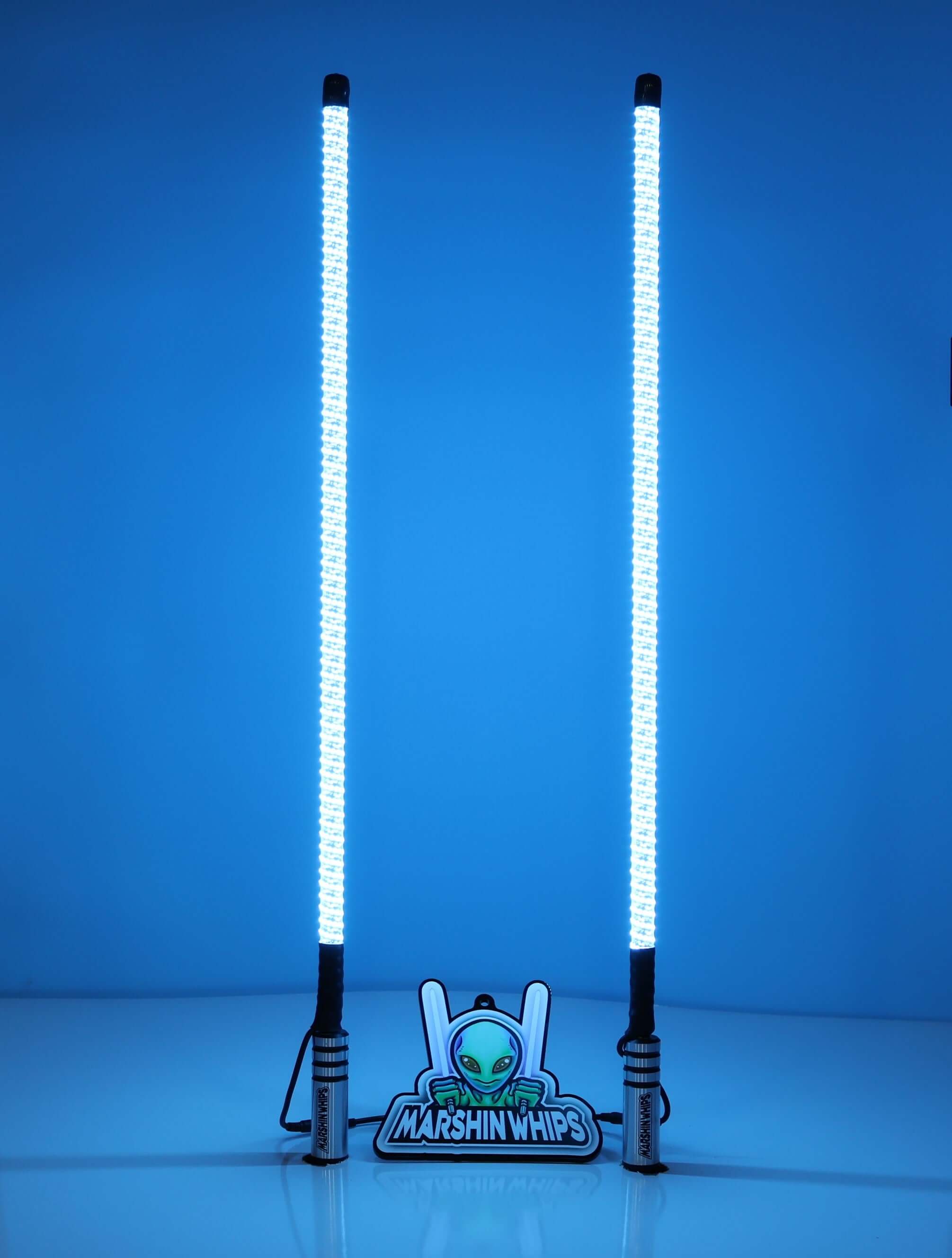 Pair of V2 Whips off-road LED light sticks