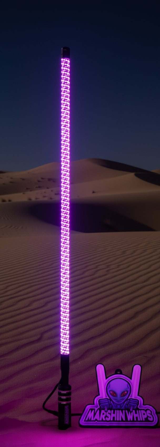 Marshin Whips V2 Durable Black Out Off-Road Whips