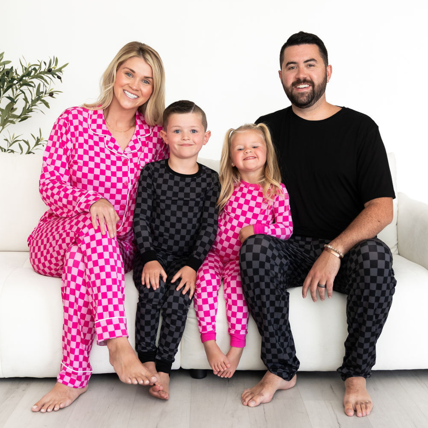 Men's Crew Pajamas - Comfortable 2 Piece Family Pajama Set