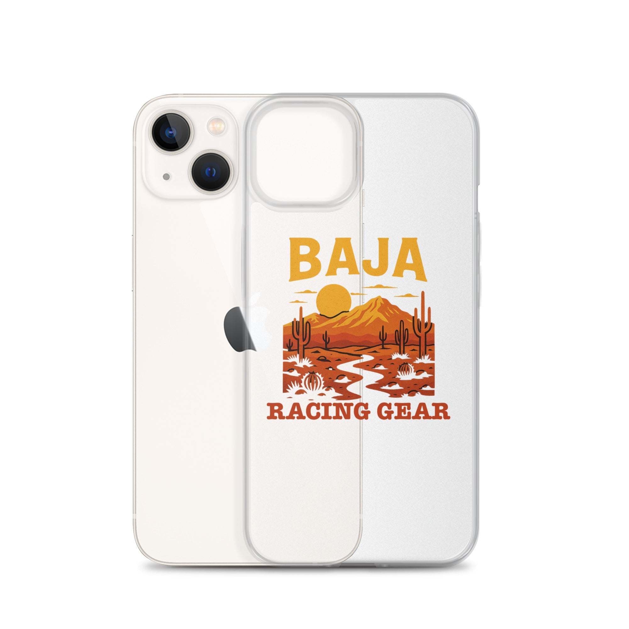 Baja Sunset Clear Case for iPhone® - Slim, Protective & Wireless Compatible