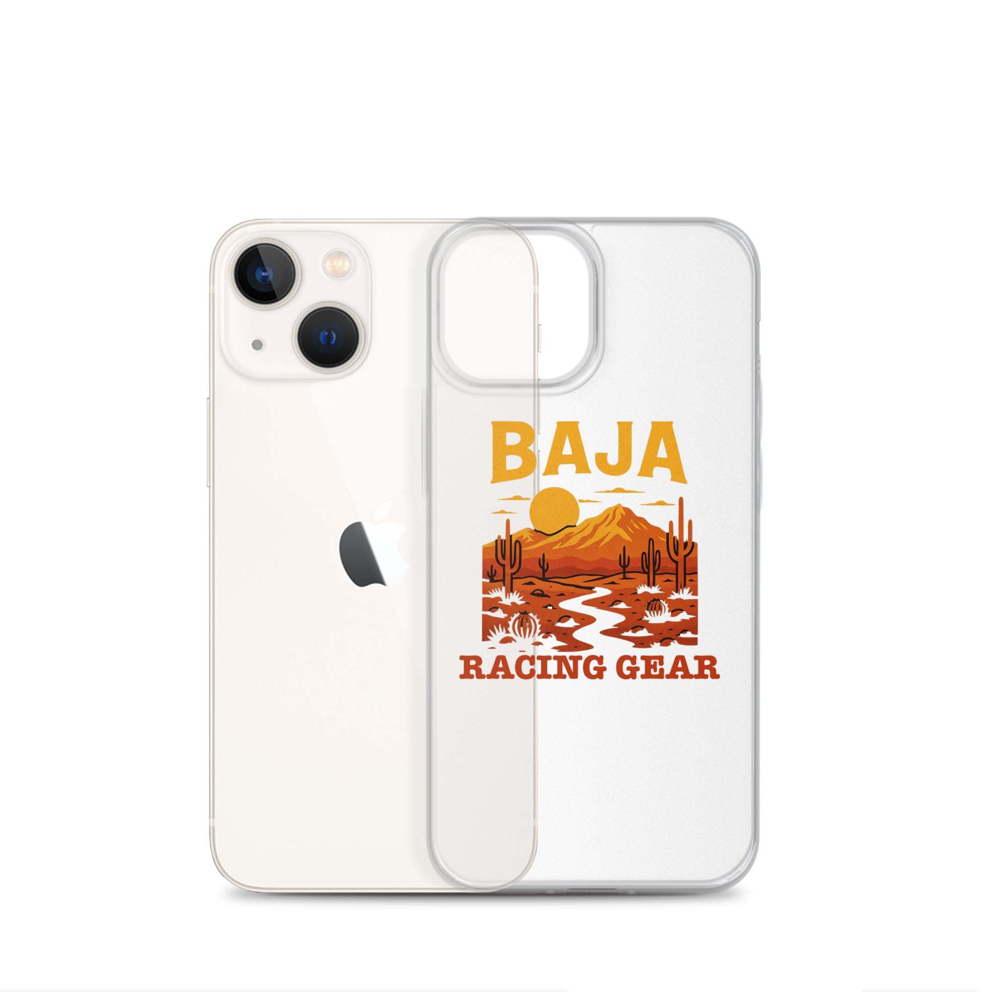 Baja Sunset Clear Case for iPhone® - Slim, Protective & Wireless Compatible