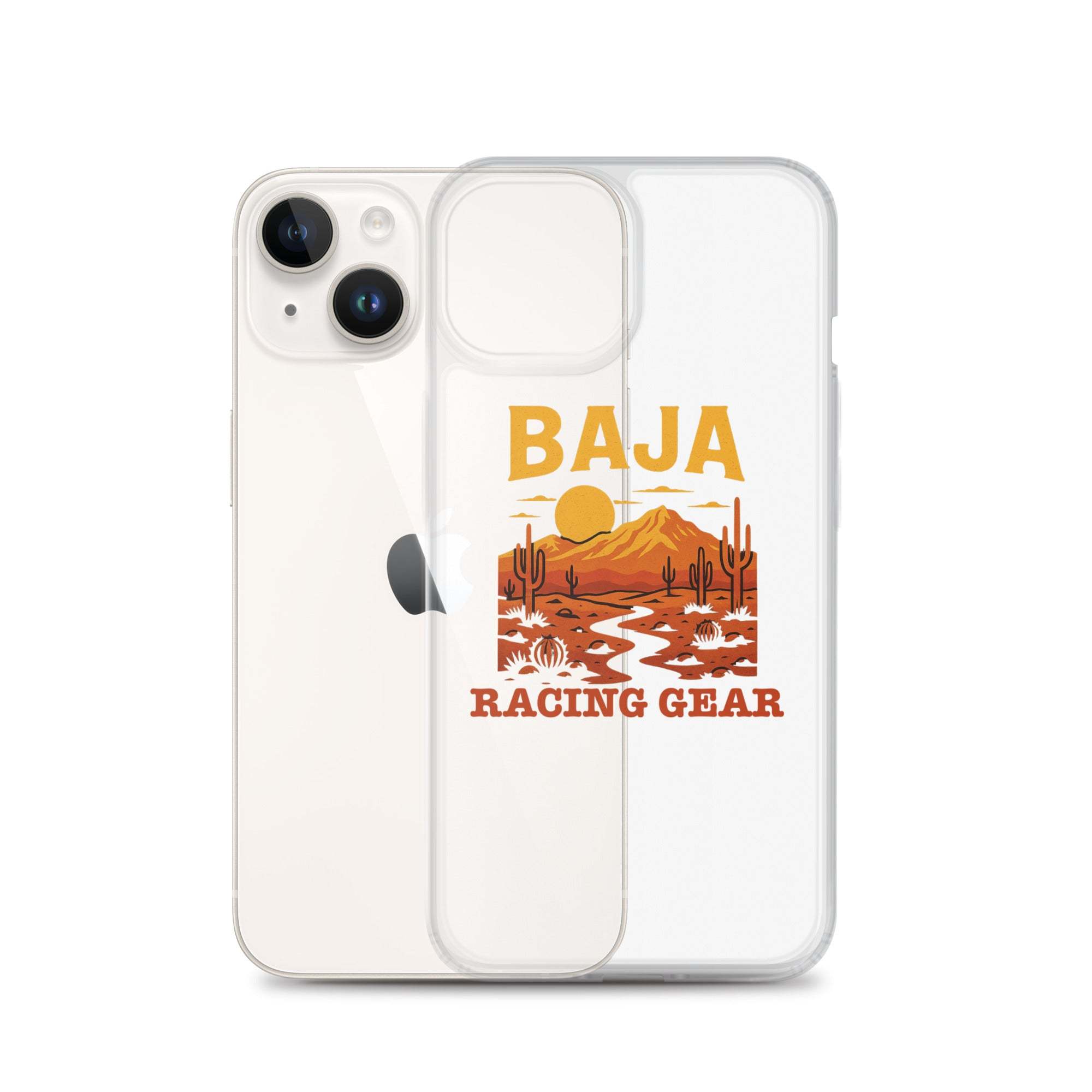 Baja Sunset Clear Case for iPhone® - Slim, Protective & Wireless Compatible