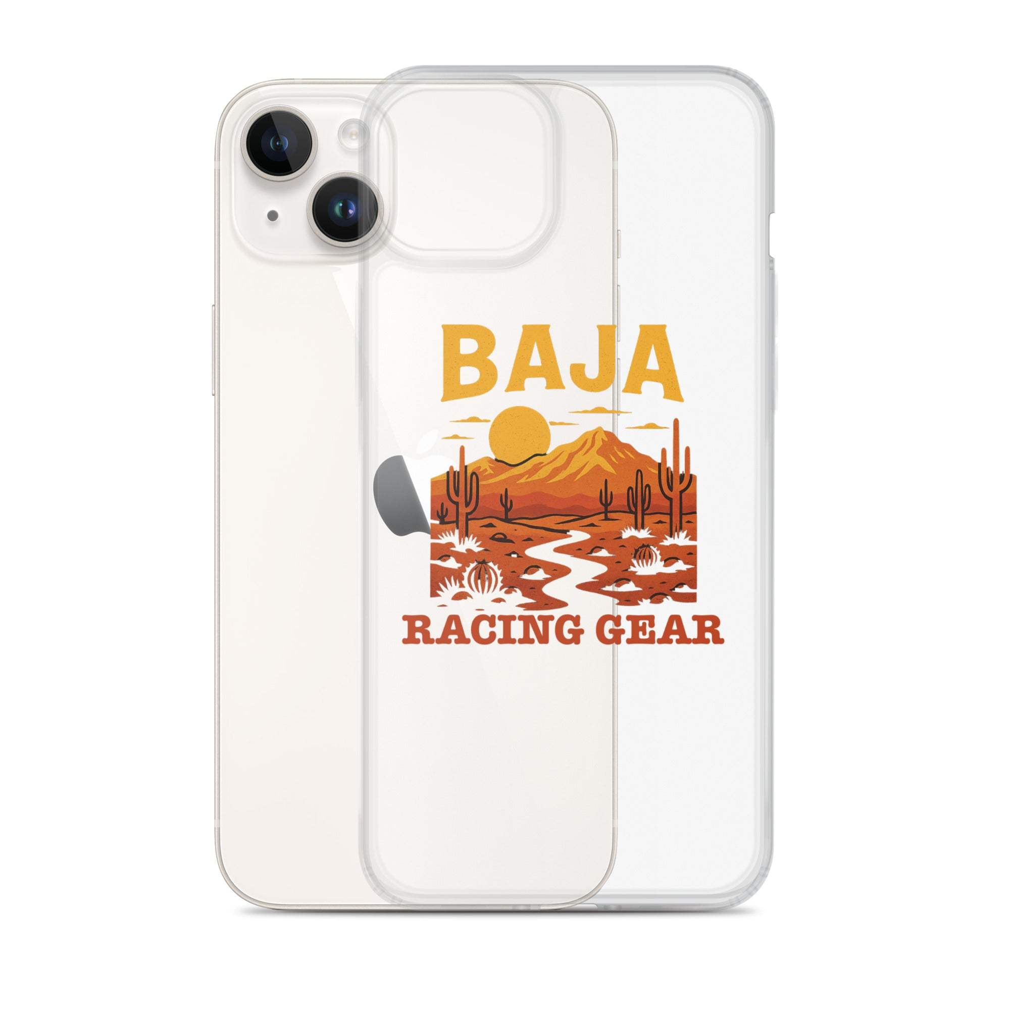Baja Sunset Clear Case for iPhone® - Slim, Protective & Wireless Compatible