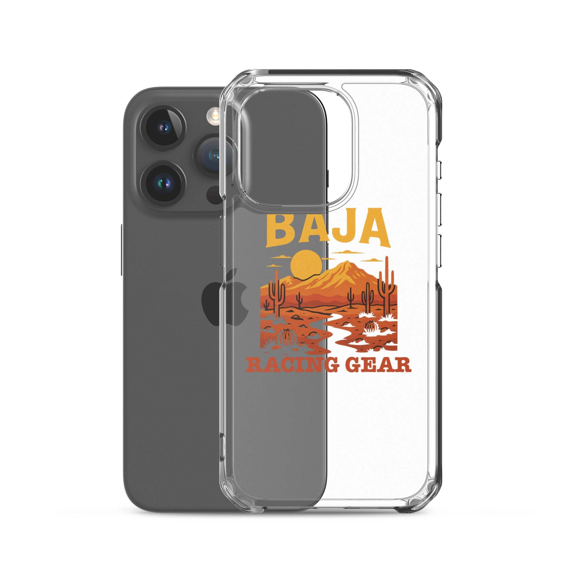Baja Sunset Clear Case for iPhone® - Slim, Protective & Wireless Compatible