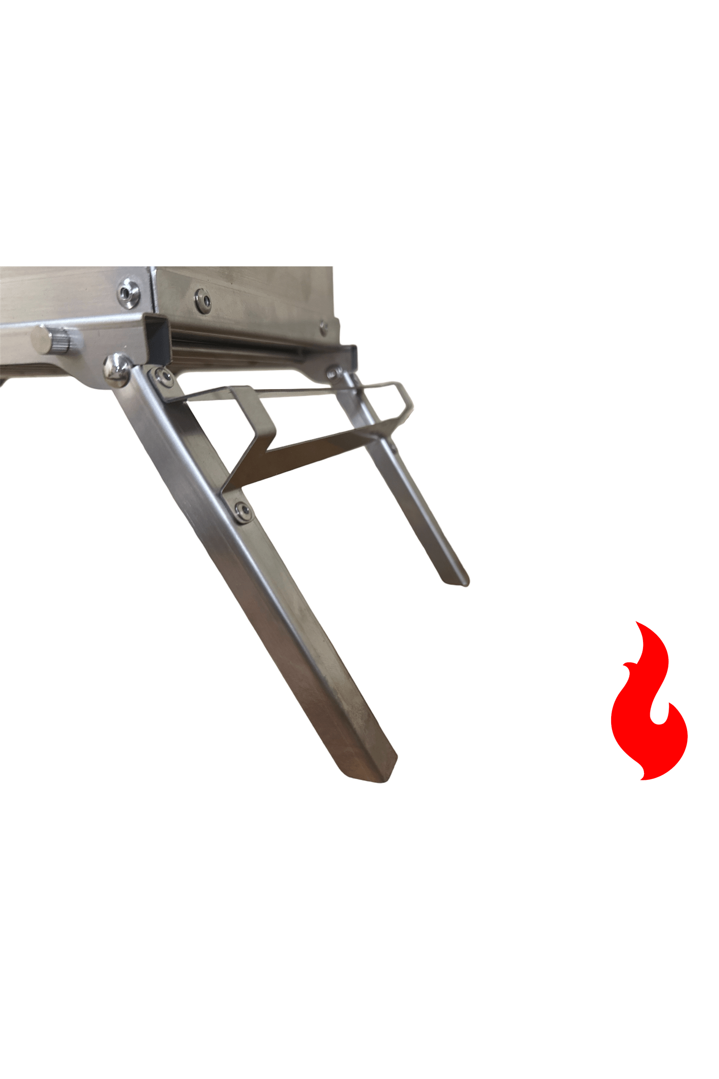 Versatile 304 Stainless Steel Grill Stand and Hot Pad Combo - Over Under Grill Thingy