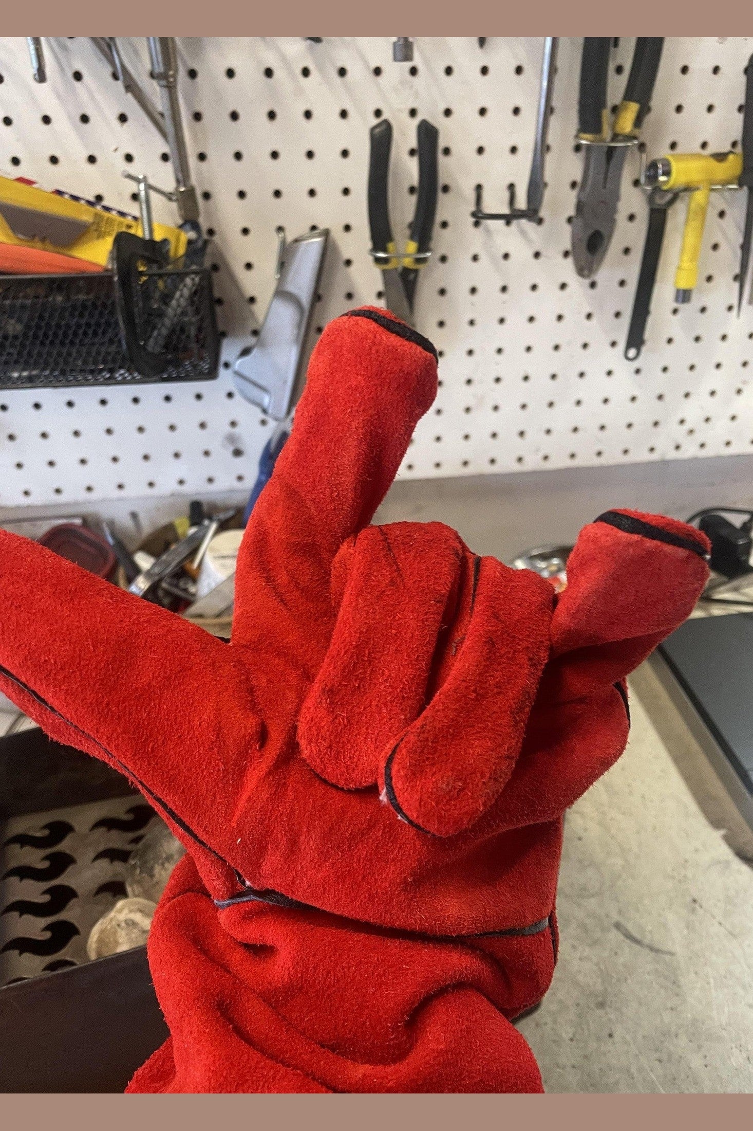 Experience the Power of Fire with Guy Montag Fireproof Gloves - Perfect for Welding and More!