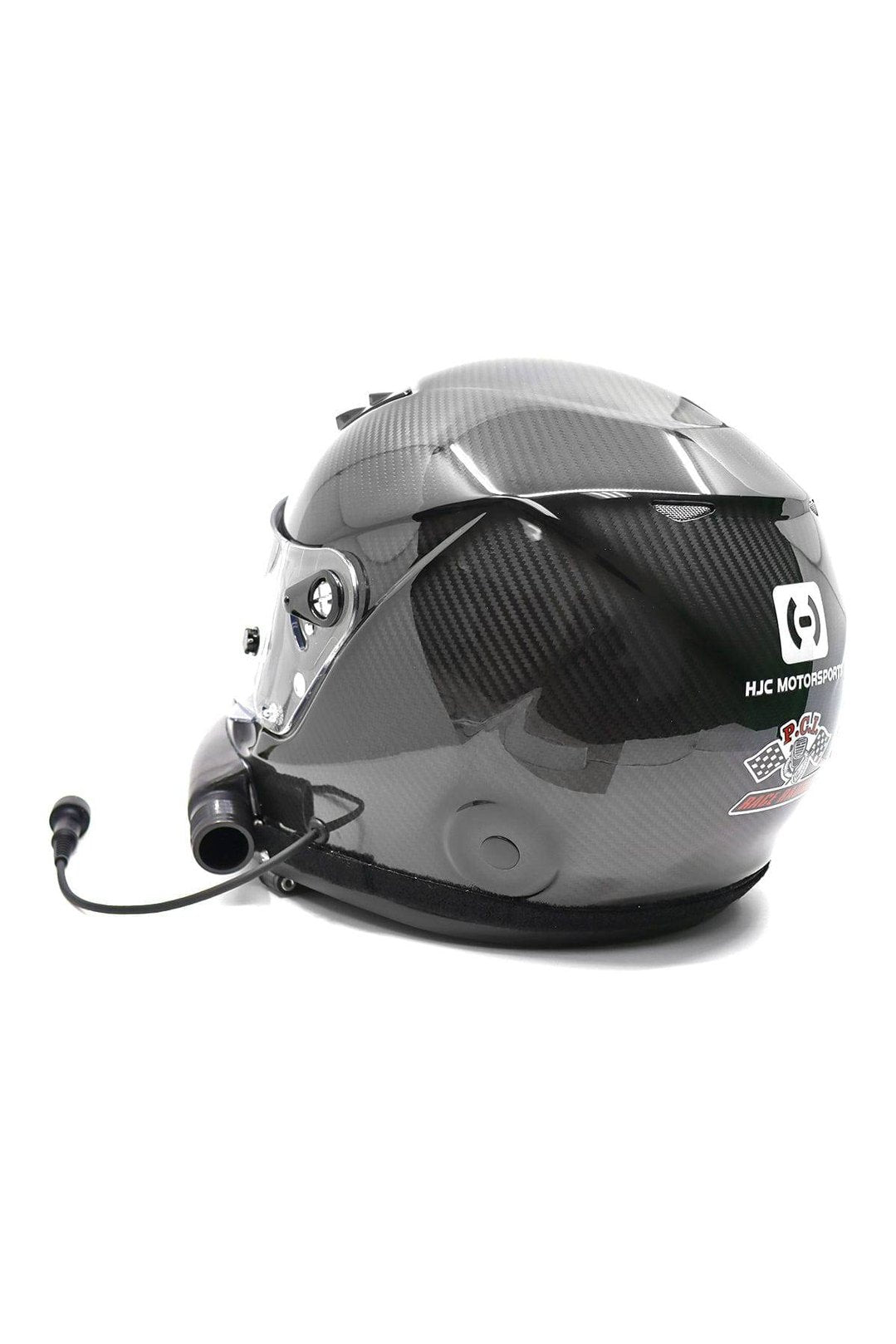 PCI Elite Wired HJC H10 Carbon SA2020 Helmet with RaceAir - PCI Race Radios