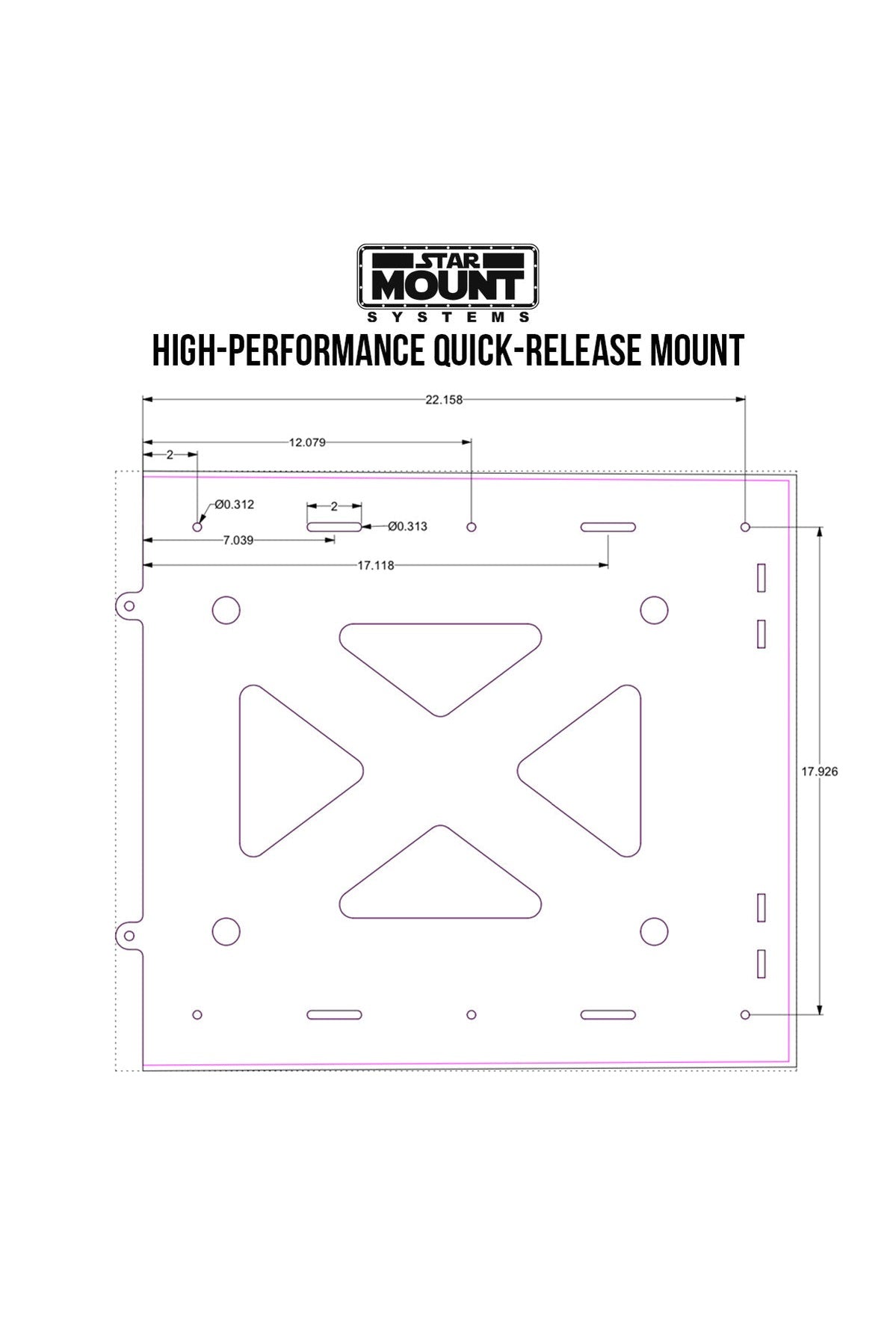 Quick-Release Mount-Starlink High Performance In-Motion