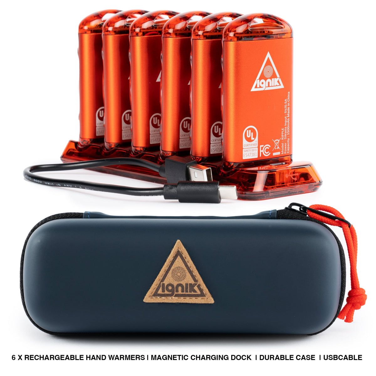 Ripple Rechargeable Hand Warmers 6-Pack