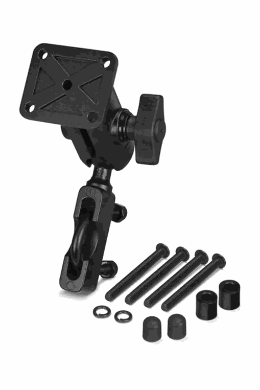 Garmin Handlebar Mount Kit with 1-inch ball joint and mounting hardware.
