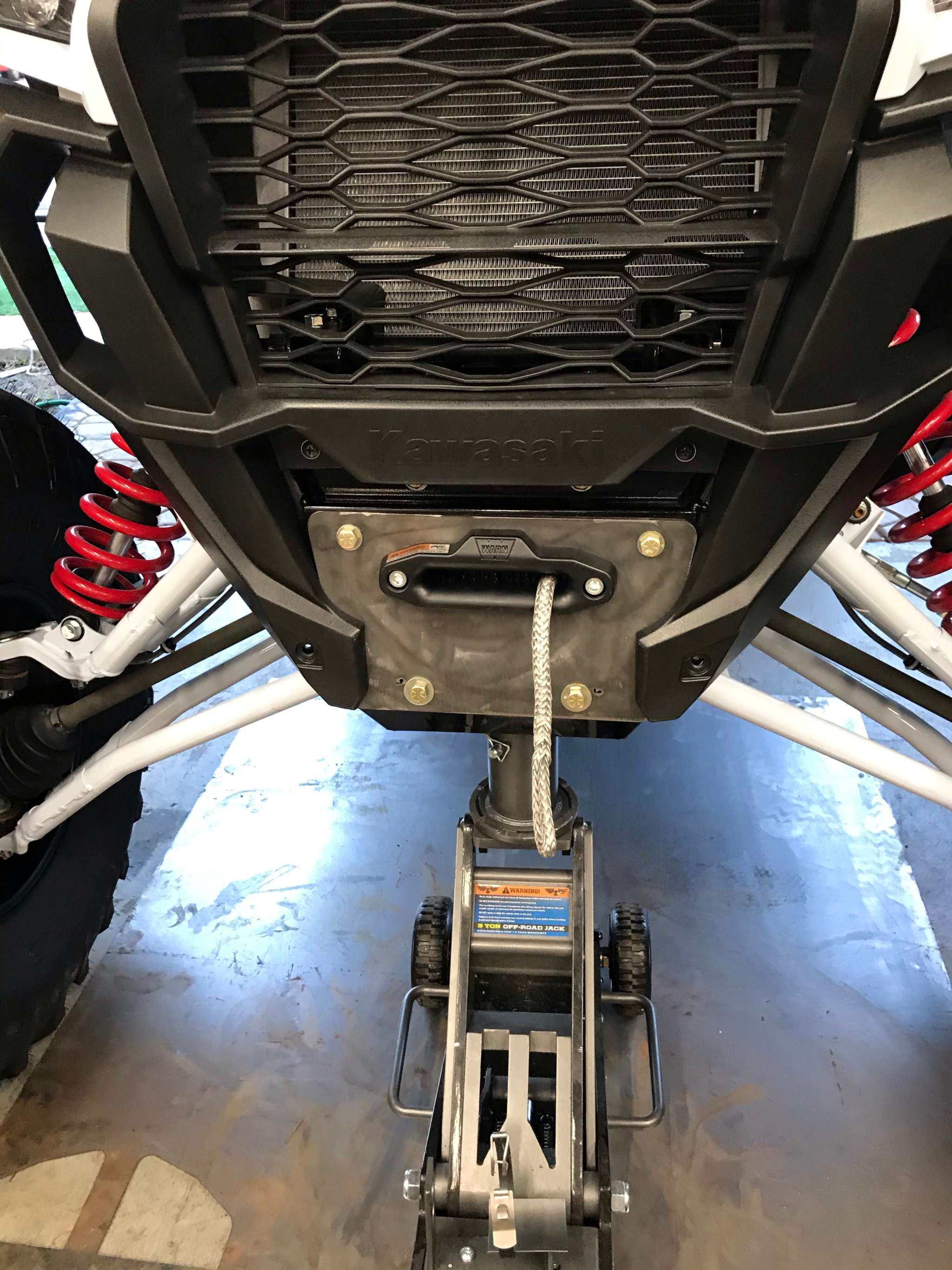 KRX Race Bumper - Heavy-Duty UTV Protection with Winch Mount Option