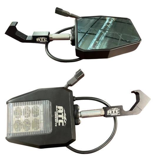 ATC Side-Winder Series Mirrors - Powerful Billet Aluminum Design